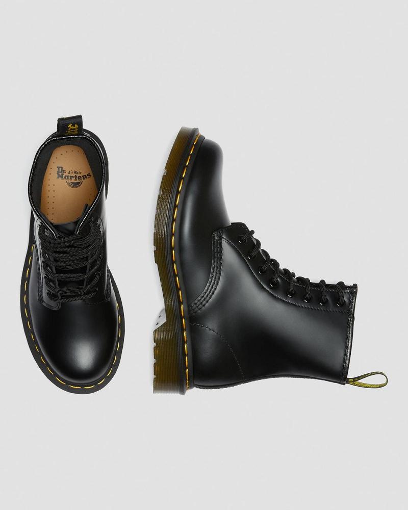 Women's Dr Martens 1460 Smooth Leather Lace Up Boots Black | AU 208DFM